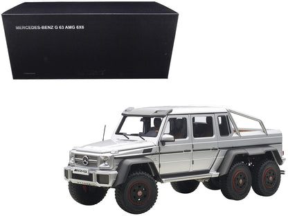 Mercedes G63 AMG 6X6 Silver 1/18 Model Car by Autoart-DiecastModeler.com