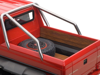 Mercedes G63 AMG 6X6 Red 1/18 Model Car by Autoart-DiecastModeler.com