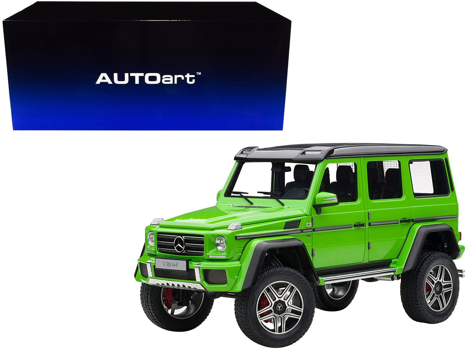 Mercedes Benz G500 4X4 2 Alien Green 1/18 Model Car by Autoart-DiecastModeler.com