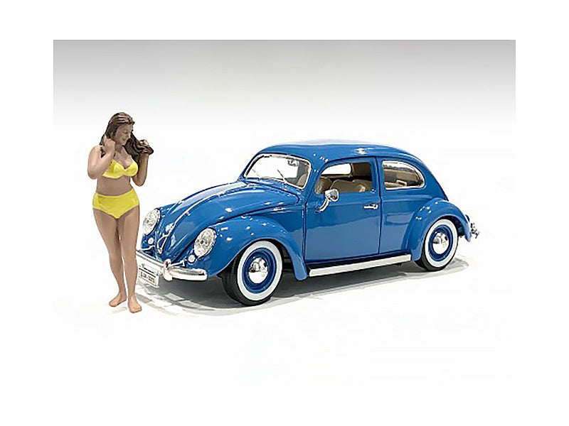 Beach Girl Amy Figurine for 1/18 Scale Models by American Diorama-DiecastModeler.com