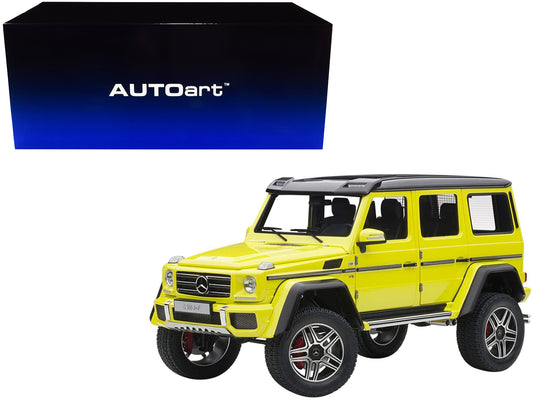 Mercedes Benz G500 4X4 2 Electric Beam/ Yellow 1/18 Model Car by Autoart-DiecastModeler.com