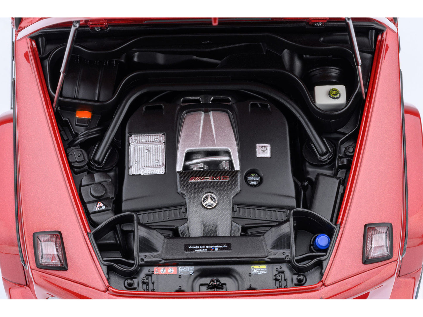 2019 Mercedes-Benz AMG G63 Cardinal Red Metallic 1/18 Model Car by Autoart