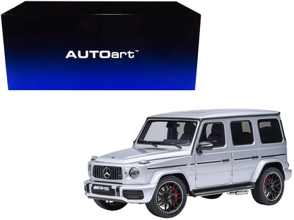 2019 Mercedes-Benz AMG G63 Iridium Silver Metallic 1/18 Model Car by Autoart
