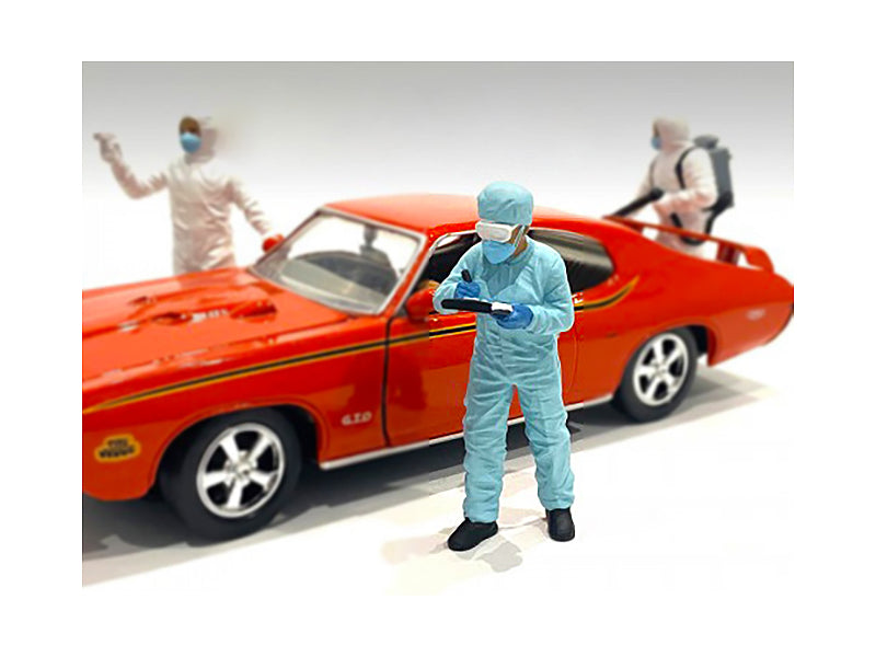 Hazmat Crew Figurine IV for 1/24 Scale Models by American Diorama-DiecastModeler.com