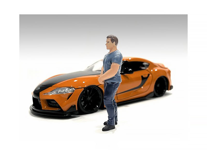 "Car Meet 3" Figurine 4 for 1/24 Scale Models by American Diorama-DiecastModeler.com