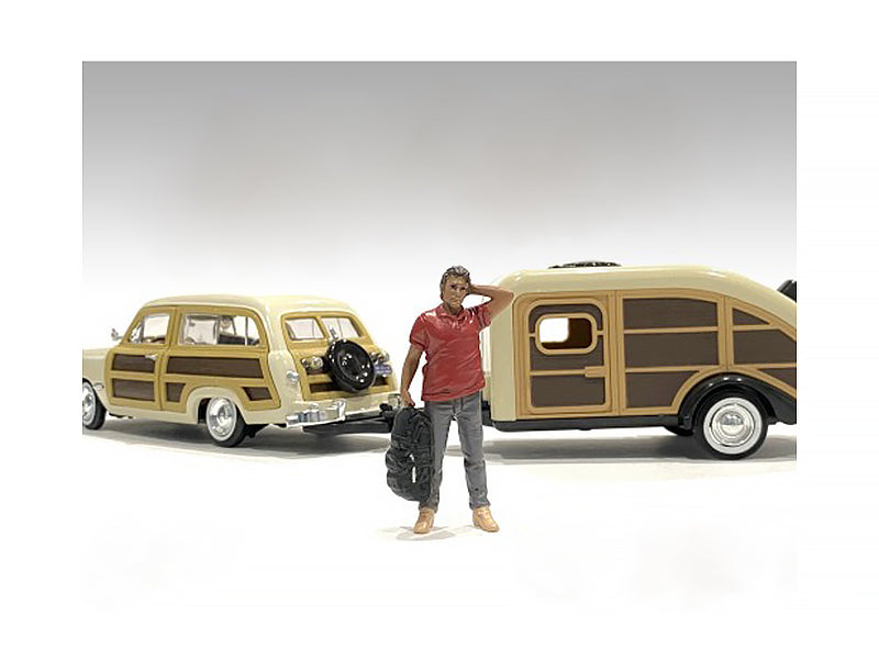 "Campers" Figure 4 for 1/24 Scale Models by American Diorama-DiecastModeler.com