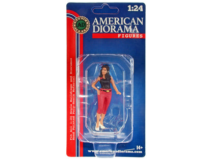 "Pin-Up Girls" Carroll Figure for 1/24 Scale Models by American Diorama-DiecastModeler.com