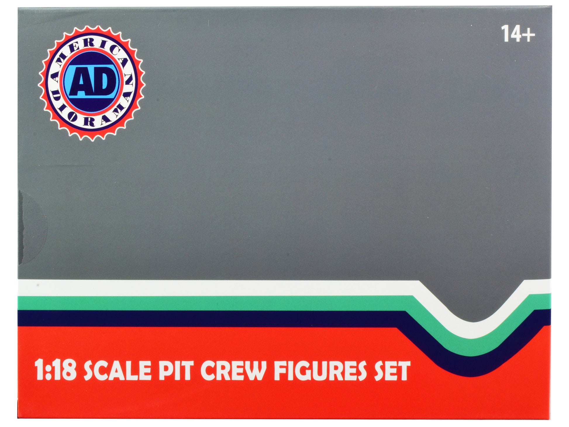 Formula One F1 Pit Crew 7 Figure Set Team Red Release III for 1/18 Scale Models by American Diorama-DiecastModeler.com