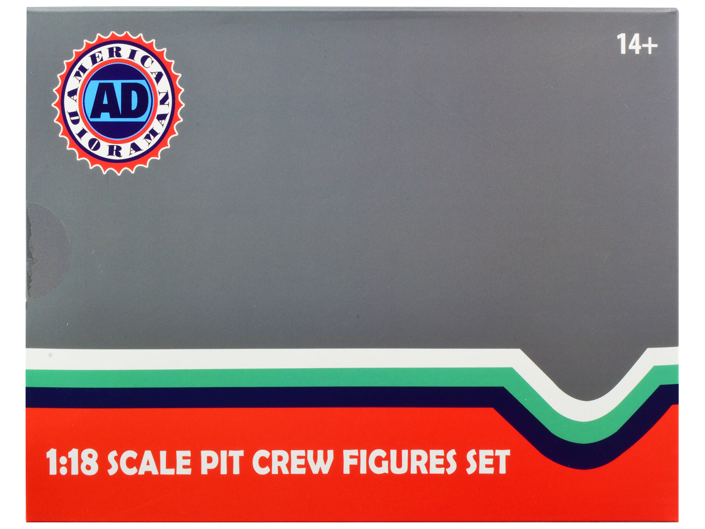 Formula One F1 Pit Crew 7 Figure Set Team Black Release III for 1/18 Scale Models by American Diorama-DiecastModeler.com