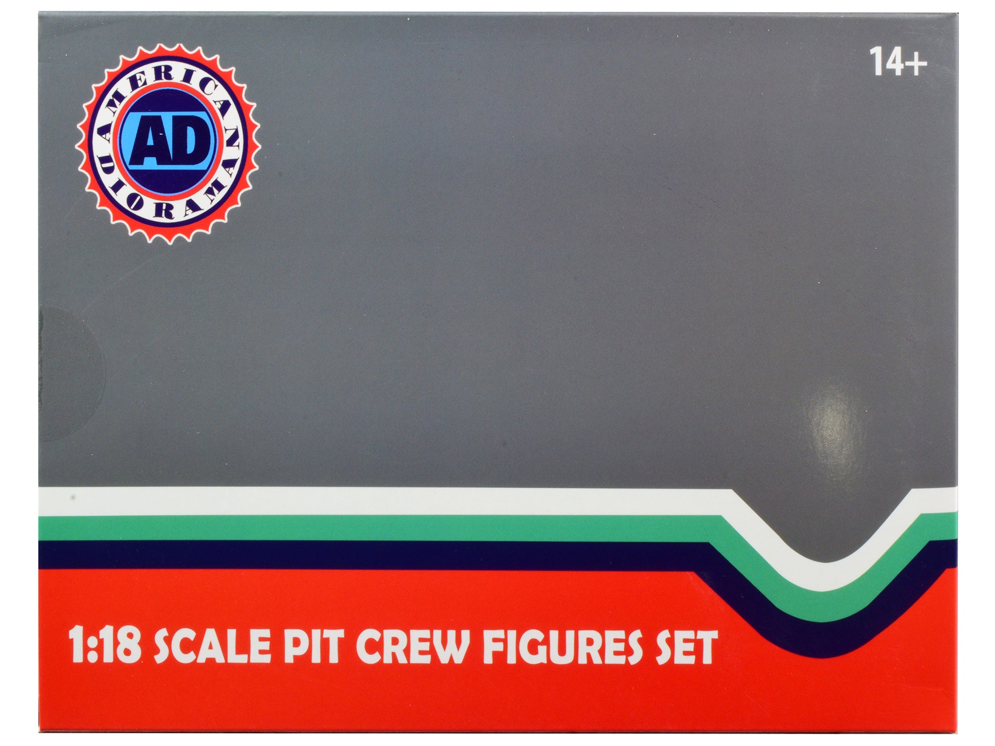 Formula One F1 Pit Crew 7 Figure Set Team Blue Release III for 1/18 Scale Models by American Diorama-DiecastModeler.com