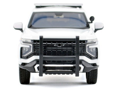 2025 Chevrolet Tahoe PPV with Light Bar "RCMP Royal Canadian Mounted Police" White "Law Enforcement and Public Service" Series 1/24 Diecast Model Car by Motormax-DiecastModeler.com