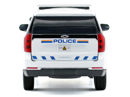 2025 Chevrolet Tahoe PPV with Light Bar "RCMP Royal Canadian Mounted Police" White "Law Enforcement and Public Service" Series 1/24 Diecast Model Car by Motormax-DiecastModeler.com
