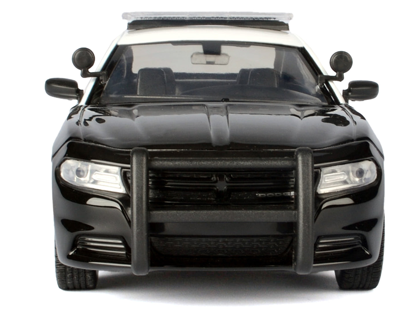 2023 Dodge Charger Pursuit Police Car "LAPD (Los Angeles Police Department)" Black and White "Law Enforcement and Public Service" Series 1/24 Diecast Model Car by Motormax-DiecastModeler.com