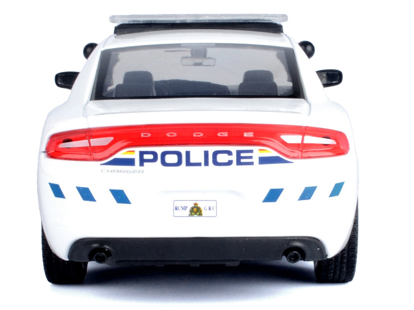 2023 Dodge Charger Pursuit Police Car "RCMP (Royal Canadian Mounted Police)" White "Law Enforcement and Public Service" Series 1/24 Diecast Model Car by Motormax