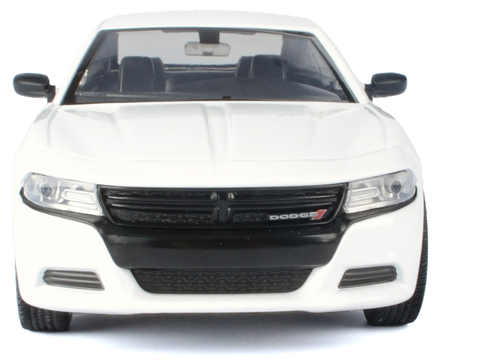 2023 Dodge Charger Pursuit Police Car White "Custom Builder's Kit - Law Enforcement and Public Service" Series 1/24 Diecast Model Car by Motormax-DiecastModeler.com