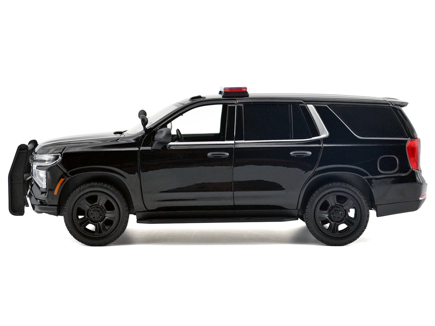 2025 Chevrolet Tahoe PPV Black "Custom Builder's Kit - Law Enforcement and Public Service" Series 1/24 Diecast Model Car by Motormax
