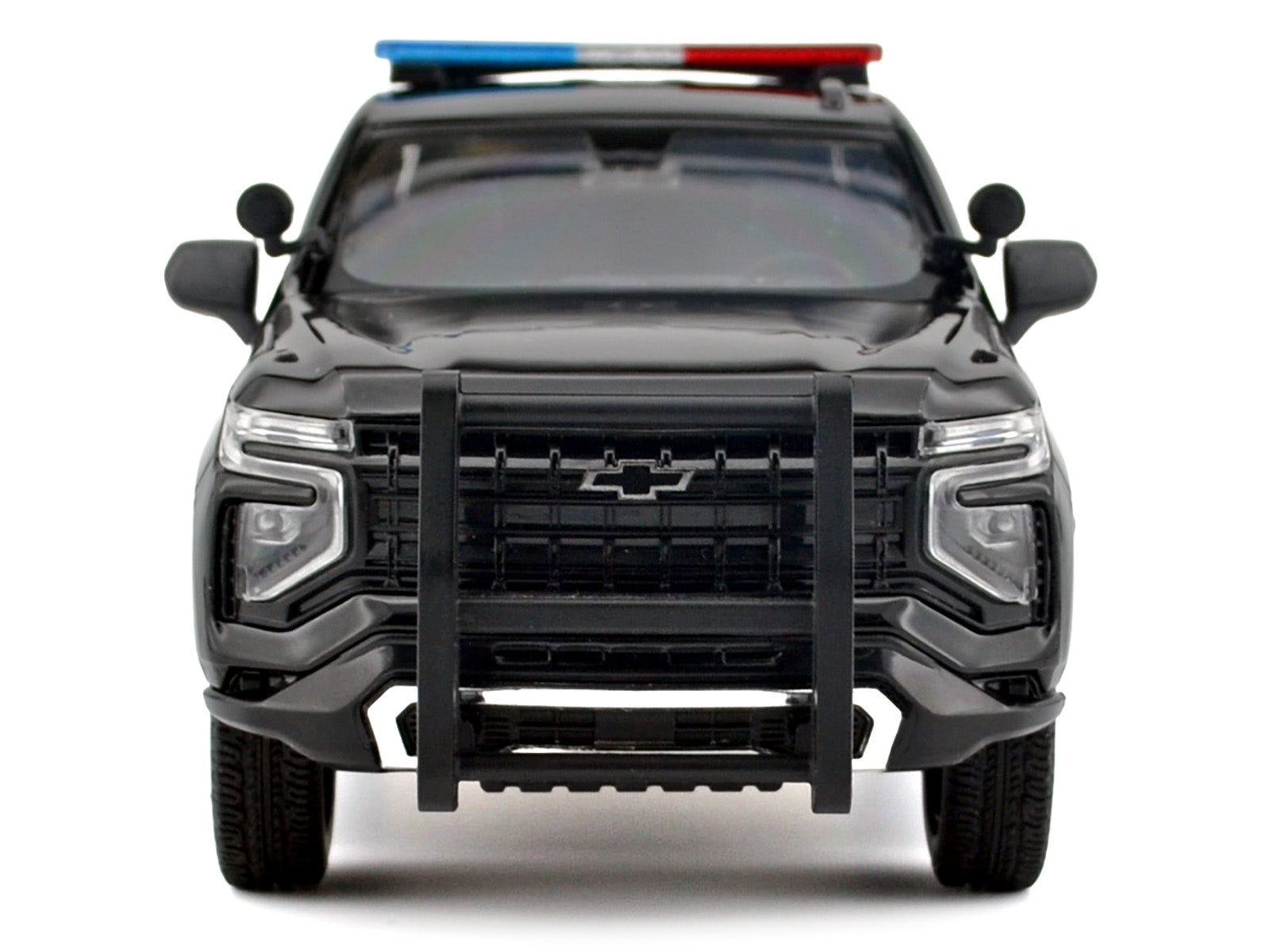 2025 Chevrolet Tahoe PPV Black "Custom Builder's Kit - Law Enforcement and Public Service" Series 1/24 Diecast Model Car by Motormax-DiecastModeler.com