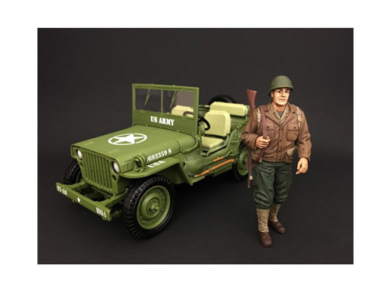 US Army WWII Figure I For 1:18 Scale Models by American Diorama-DiecastModeler.com