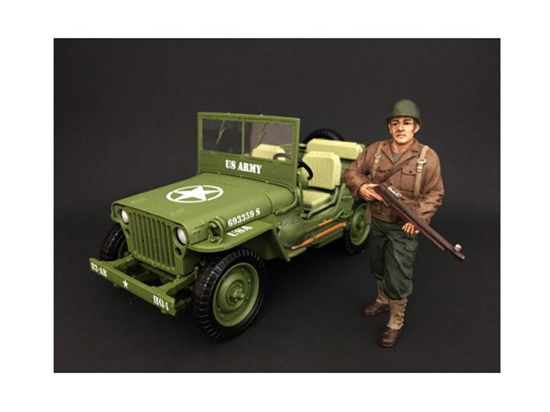 US Army WWII Figure II For 1:18 Scale Models by American Diorama-DiecastModeler.com