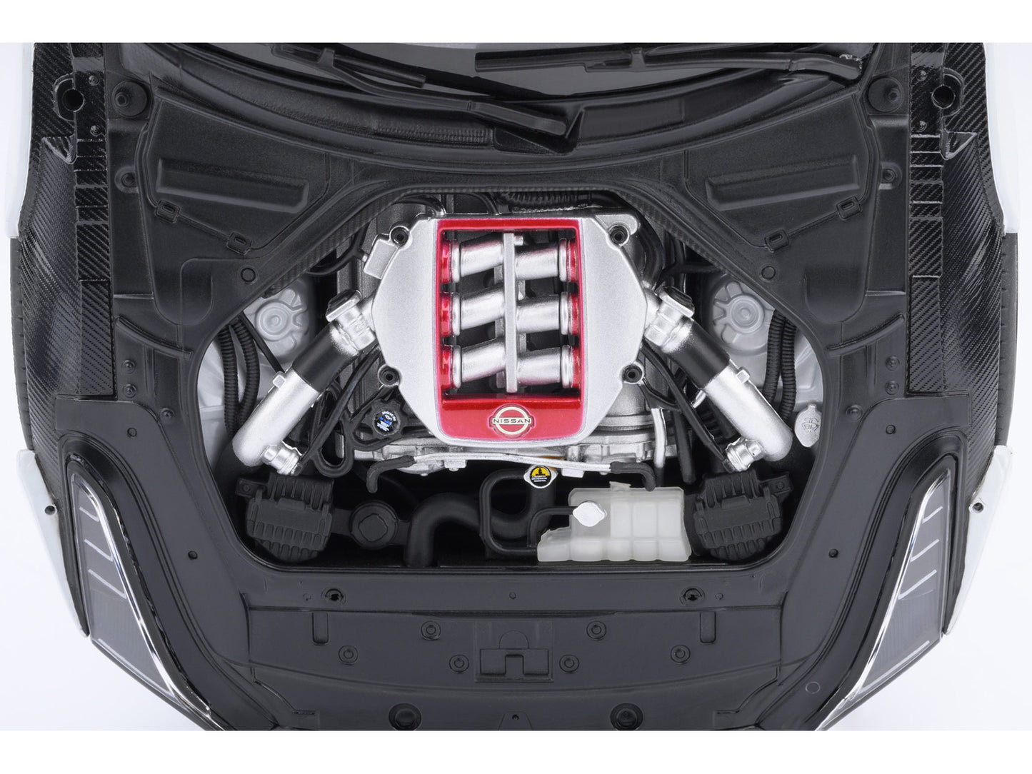 Nissan GT-R50 By ItalDesign Black and White Metallic 1/18 Model Car by Autoart