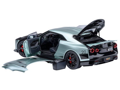 Nissan GT-R50 By ItalDesign Green Metallic and Black 1/18 Model Car by Autoart-DiecastModeler.com