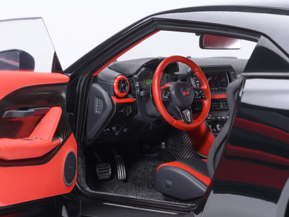 Nissan GT-R50 By ItalDesign Black and Matt Black 1/18 Model Car by Autoart