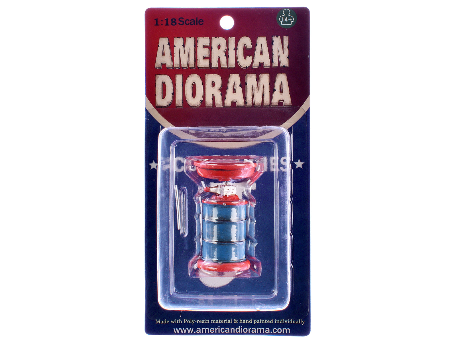 Portable Waste Oil Drain Tank for 1/18 Scale Models by American Diorama-DiecastModeler.com