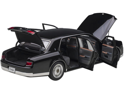 Toyota Century with Curtains RHD (Right Hand Drive) Black Special Edition 1/18 Model Car by Autoart-DiecastModeler.com