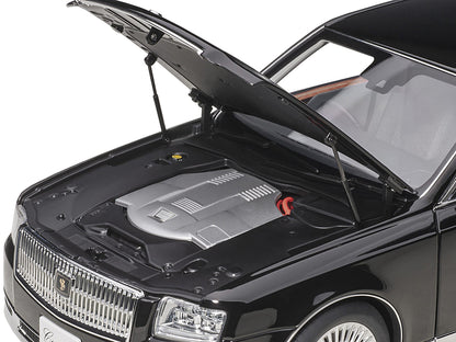 Toyota Century with Curtains RHD (Right Hand Drive) Black Special Edition 1/18 Model Car by Autoart-DiecastModeler.com