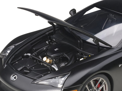 Lexus LFA Matt Black 1/18 Model Car by Autoart-DiecastModeler.com