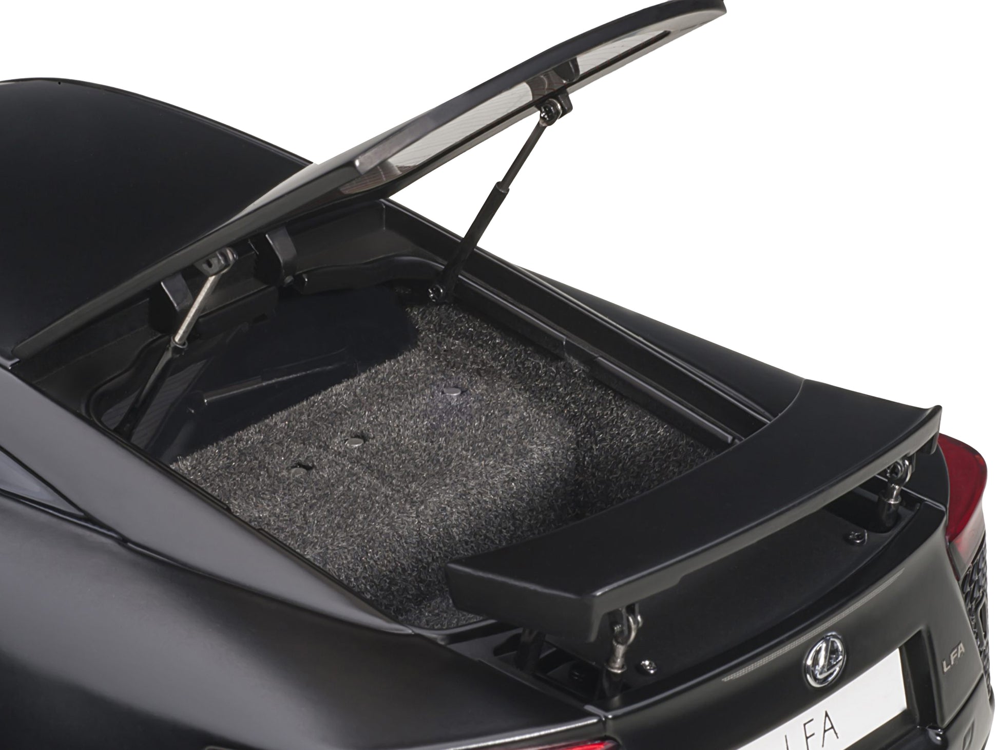 Lexus LFA Matt Black 1/18 Model Car by Autoart-DiecastModeler.com