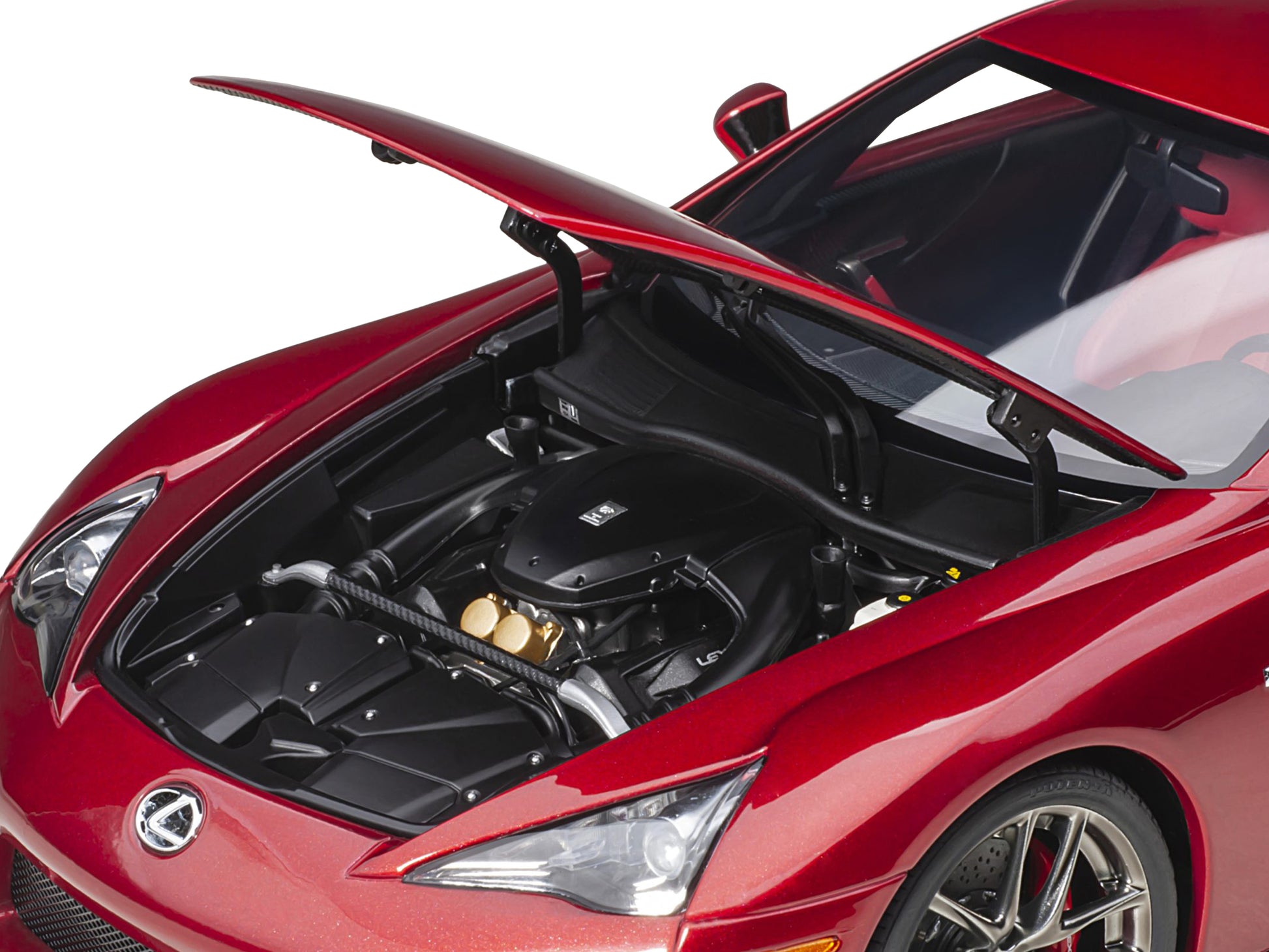 Lexus LFA Pearl Red Metallic 1/18 Model Car by Autoart-DiecastModeler.com