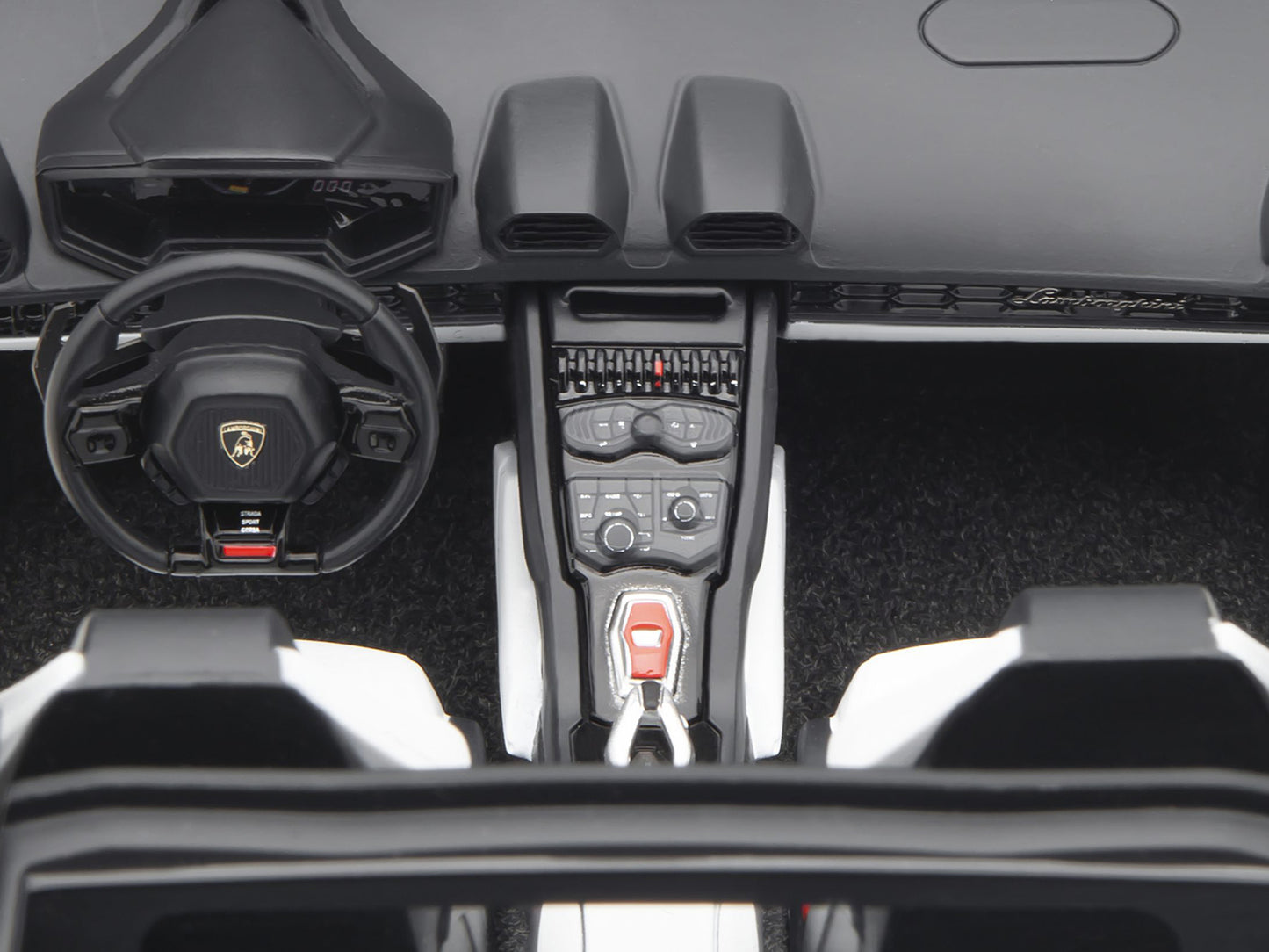 Lamborghini Huracan GT "LB-Silhouette Works" White with Black 1/18 Model Car by Autoart-DiecastModeler.com