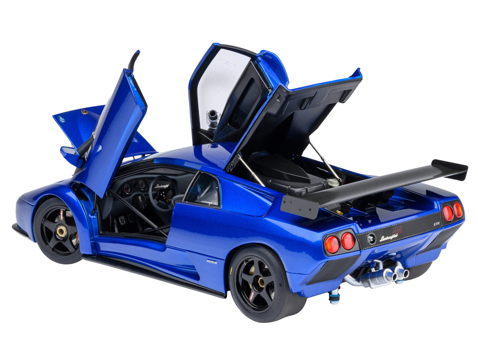 Lamborghini Diablo GTR Monterey Blue Metallic 1/18 Model Car by Autoart-DiecastModeler.com