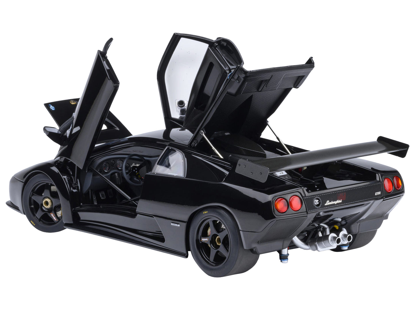 Lamborghini Diablo GTR Deep Black 1/18 Model Car by Autoart