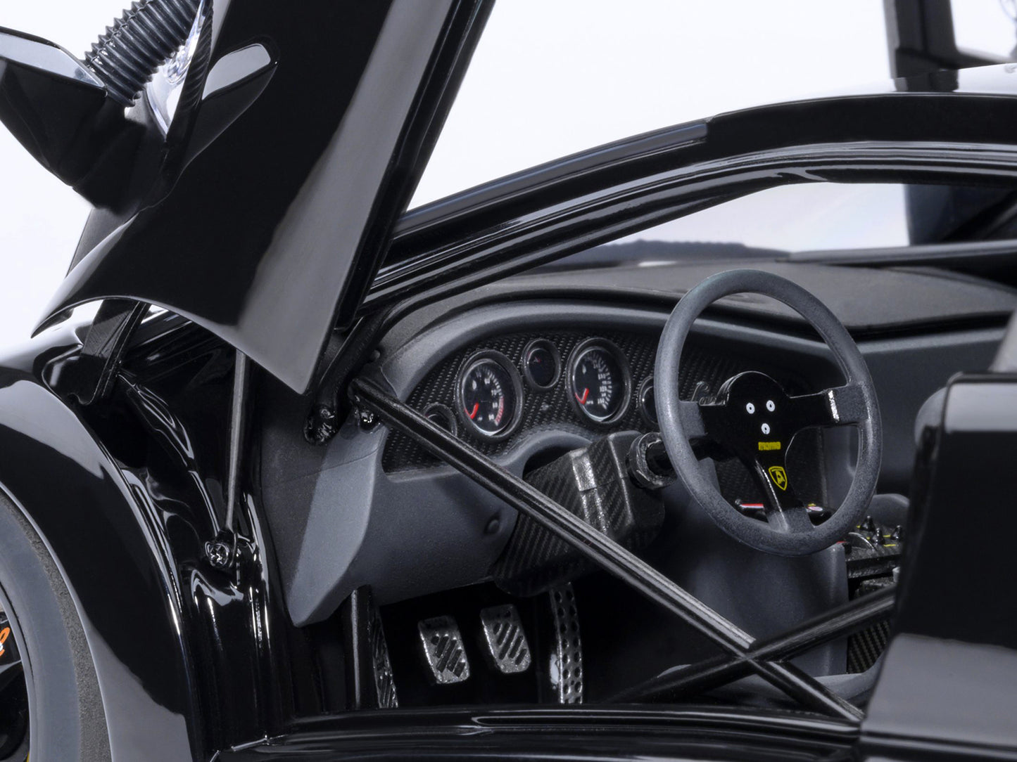 Lamborghini Diablo GTR Deep Black 1/18 Model Car by Autoart-DiecastModeler.com