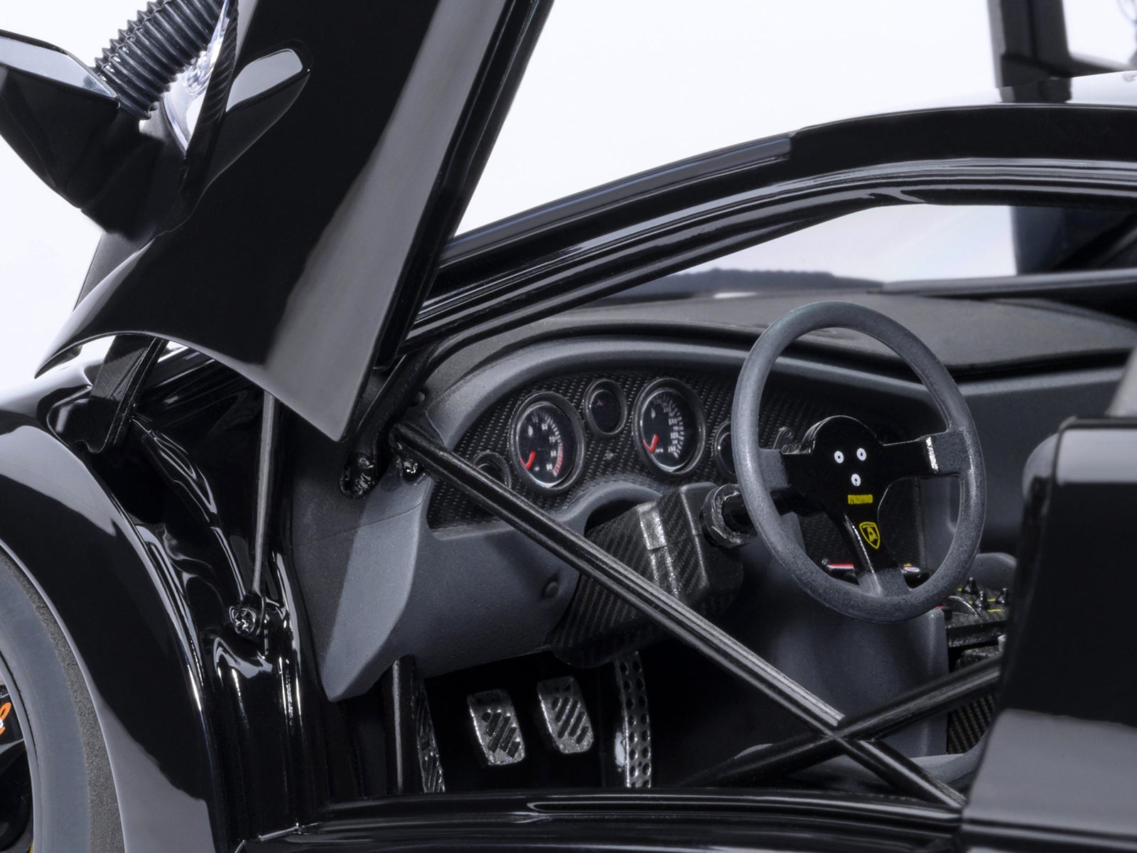 Lamborghini Diablo GTR Deep Black 1/18 Model Car by Autoart-DiecastModeler.com