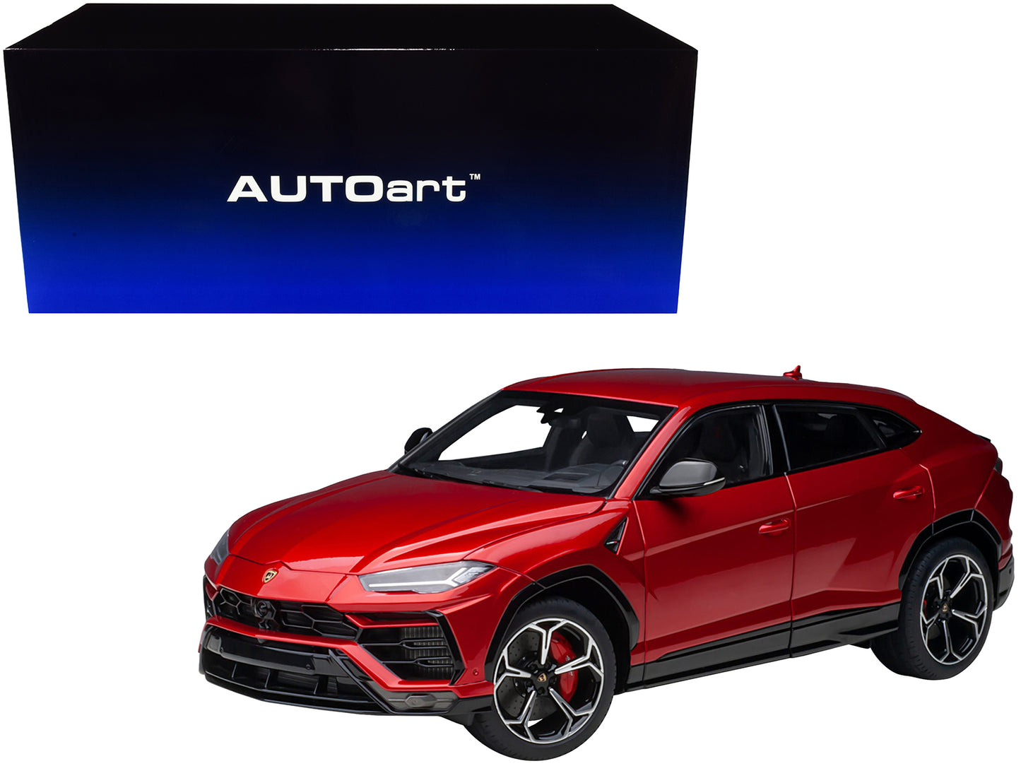 Lamborghini Urus Rosso Efesto Pearl Red 1/18 Model Car by Autoart-DiecastModeler.com
