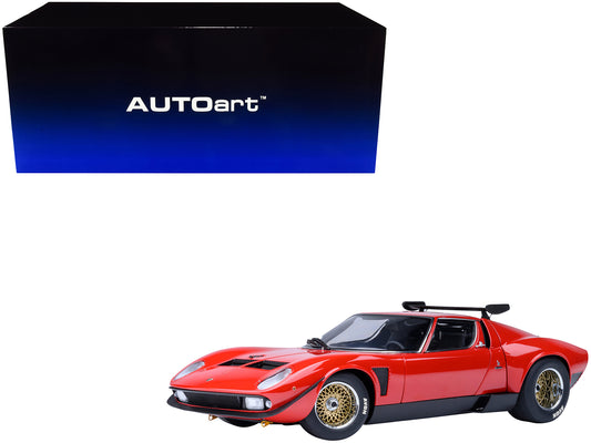 Lamborghini Miura SVR Jota Red 1/18 Model Car by Autoart-DiecastModeler.com