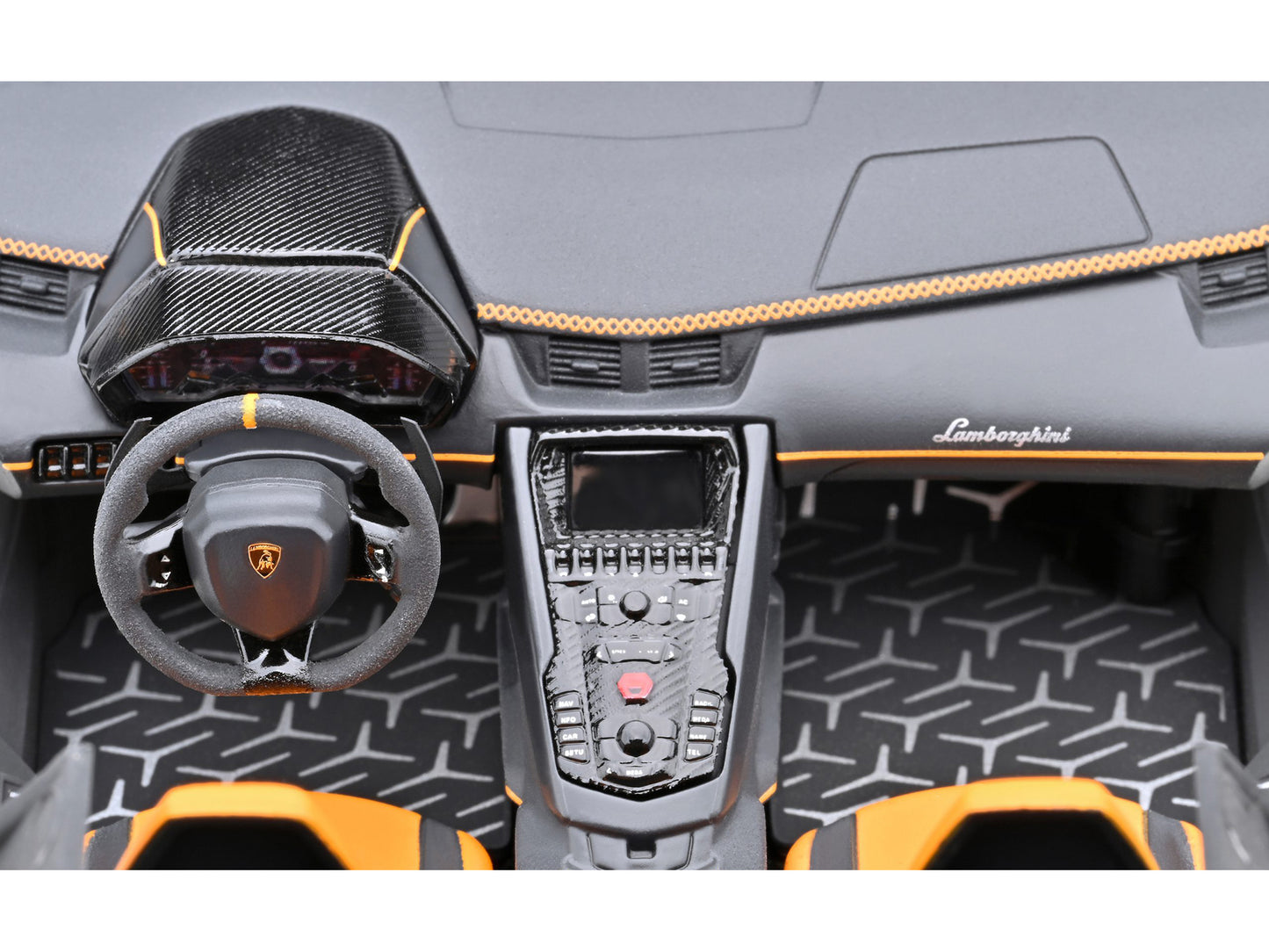 Lamborghini Aventador SVJ Arancio Atlas Pearl Orange 1/18 Model Car by Autoart-DiecastModeler.com