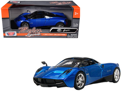 Pagani Huayra Blue 1/24 Diecast Model Car by Motormax-DiecastModeler.com