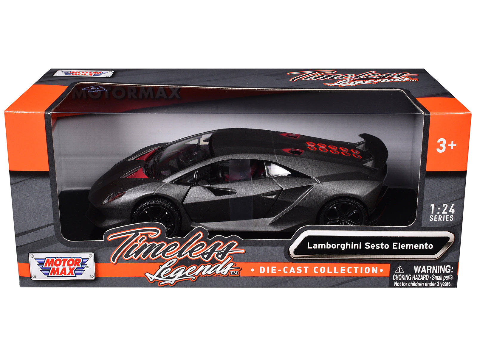 Lamborghini Sesto Elemento Carbon 1/24 Diecast Car Model by Motormax-DiecastModeler.com