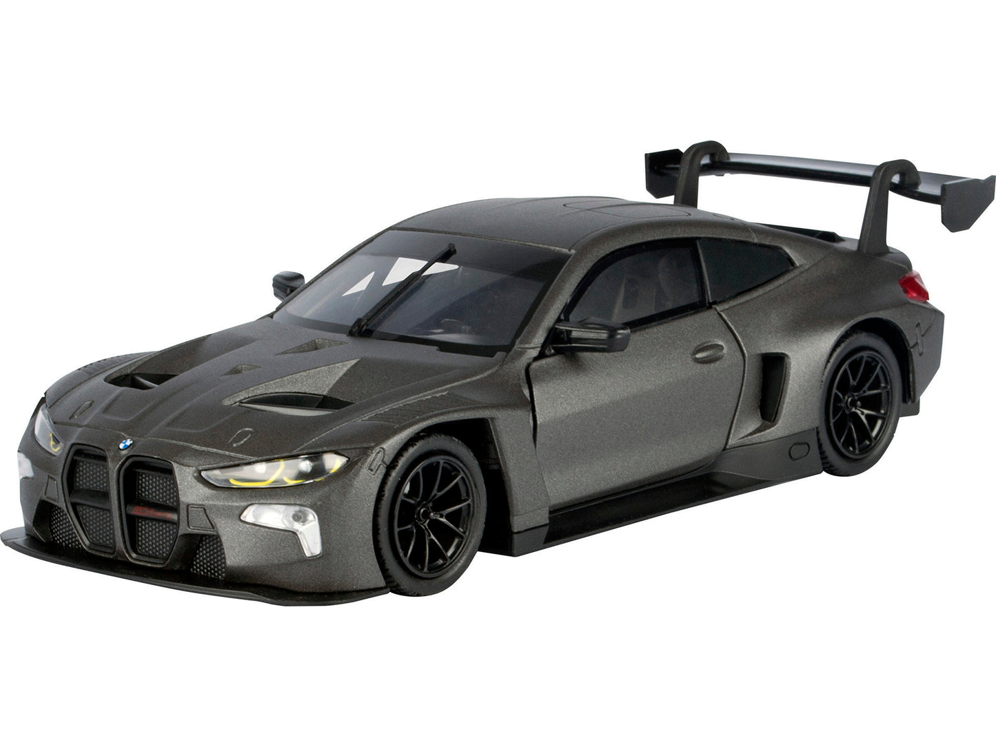 BMW M2 GT3 Matt Black "Timeless Legends" Series 1/24 Diecast Model Car by Motormax