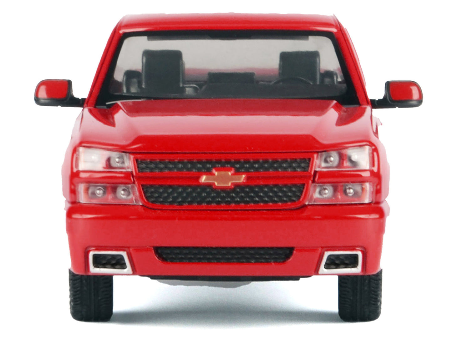 2006 Chevrolet Silverado SS Pickup Truck Red "Timeless Legends" Series 1/25 Diecast Model Car by Motormax-DiecastModeler.com