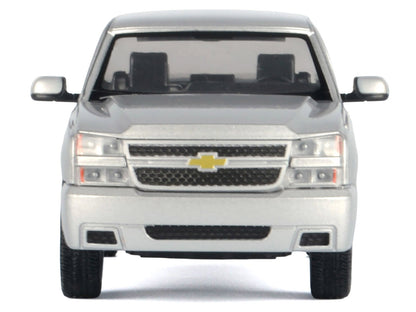 2006 Chevrolet Silverado SS Pickup Truck Silver Metallic "Timeless Legends" Series 1/25 Diecast Model Car by Motormax