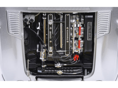 1967 Toyota 2000GT RHD (Right Hand Drive) Silver Metallic 1/18 Model Car by Autoart