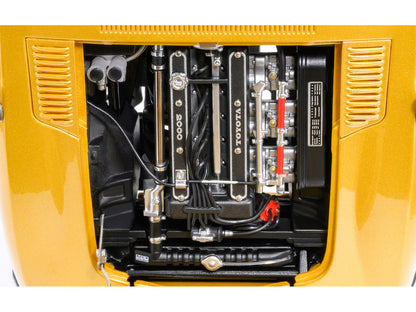 1967 Toyota 2000GT RHD (Right Hand Drive) Gold Metallic 1/18 Model Car by Autoart