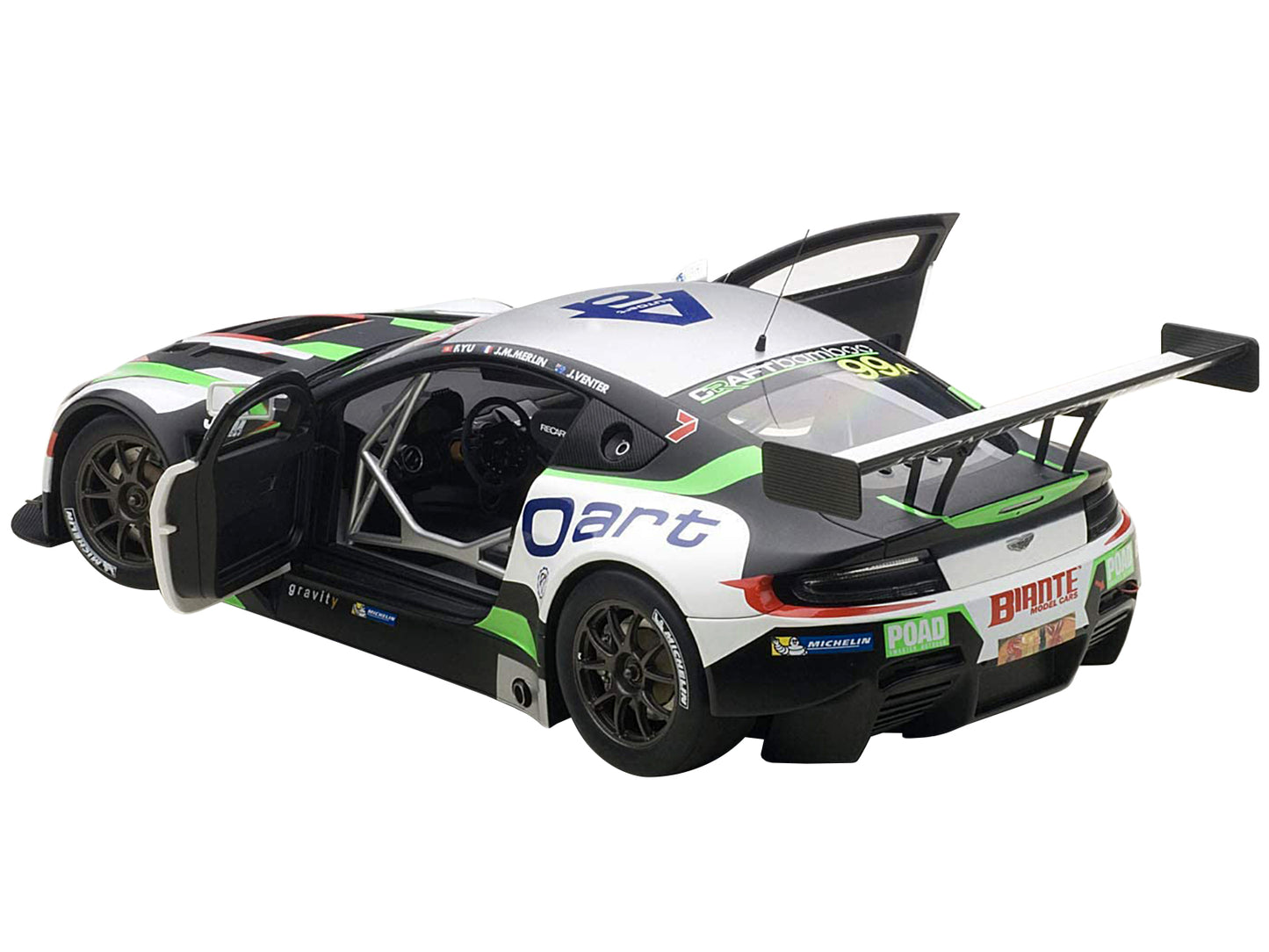 Aston Martin V12 Vantage Bathurst 12hour Endurance Race 2015 #99 JM. Merlin / J. Venter / F. Yu 1/18 Model Car  by Autoart-DiecastModeler.com