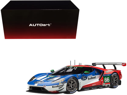 Ford GT #66 B. Johnson - S. Mucke - O. Pla Le Mans (2016) 1/18 Model Car by Autoart-DiecastModeler.com