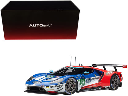 Ford GT #67 Harry Tincknell - Andy Priaulx - Pipo Derani "Ford Chip Ganassi Team UK" 24H Le Mans (2017) 1/18 Model Car by Autoart-DiecastModeler.com
